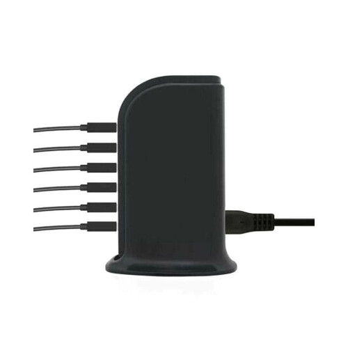 (Μαύρο) Πολλαπλών θυρών USB για επιτραπέζιους φορτιστές,