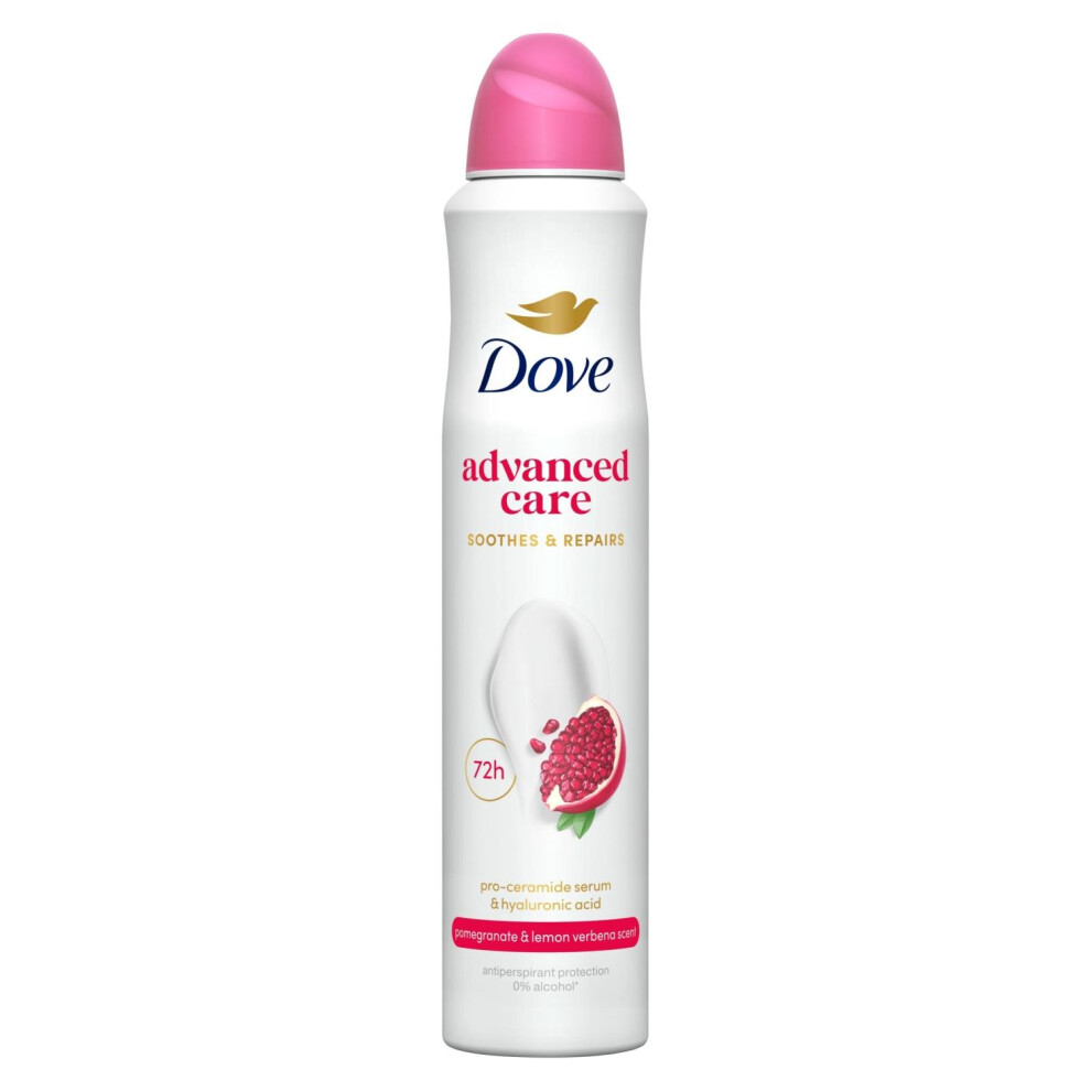 Dove Anti-Perspirant Deodorant Go Fresh Pomegranate 72H Protection 12X200ml