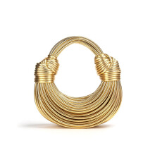 (Goud) Hoogwaardige gouden en zilveren designer handtassen en portemonnees, geschikt voor damesmode,