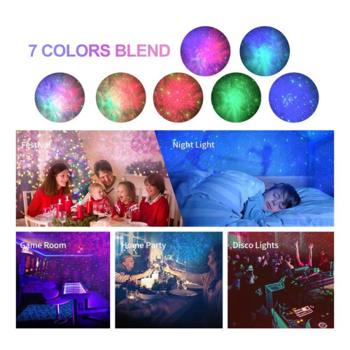Τηλεχειριστήριο Star Galaxy Laser Projector Starry Sky Εφέ φωτισμού σκη 2