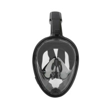 (Zwart, S/M) Kinder- en volwassenen snorkelmasker, duikset, anti-condens