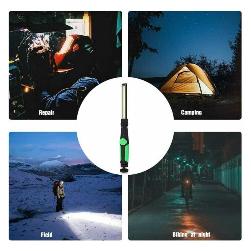 (Red) COB LED Magnetic Work Light Rechargeable Lamp 2
