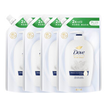 Dove Moisturising Hand Wash Eco-Refill 500ml, Deeply Nourishing 4 Pack
