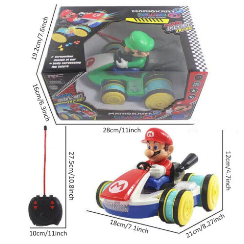(Κόκκινο) Super Mario Luigi Τηλεκατευθυνόμενο Τηλεκατευθυνόμε 2