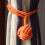 (Orange) 2x Gardinbomullsrepboll 2