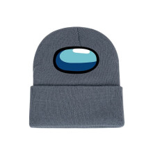 (Gray) Among Us Unisex Winter Knitted Beanie Hat Warm Cap