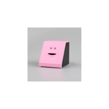 (roze) Geld-etende Gezichtsdoos Leuke Gezichtsspaarpot Grappige Geld- en Muntendoos Leuk