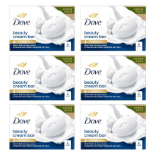 Dove Orignal Moisturising Beauty Cream Bar for Soft & Smooth Skin, 4x90g, 6 Pack