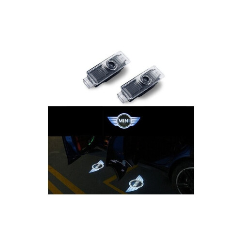 MINI Logo LED Door Puddle Welcome Lights 1