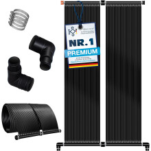KESSER Calentador Solar para Piscinas, Plástico Resistente aos Raios UV, 400 x 70 cm