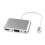 Μετατροπέας Lightning σε HDMI+VGA+Ήχου Τρία σε Ένα για iPhone 1