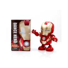 Dansende Iron Man actiefiguur met LED-zaklamp en geluid, nieuwe Avengers Iron Man