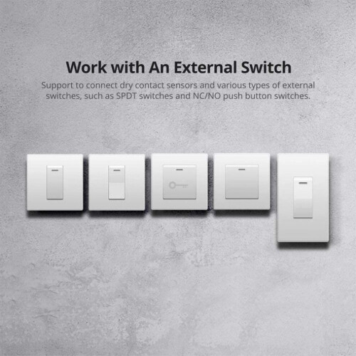 Smart WiFi Switch Mini R2 2 Way Light Switch, Works with Amazon Alexa/Google Home/IFTTT DIY Mode 2