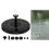 Solcellsdriven fontänpump för damm, pool, trädgård - 4 munstycken, automatisk solcellsdriven vattenpump, 3