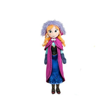 (anna, 50cm) 2Pc Frozen Anna Elsa Dolls Snow Queen Princess Stuffed Doll Plush Kids Toys