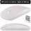 REALMAX 2.4 GHZ Wireless Mini Ultra-thin USB Cordless with | Optical Mouse Scroll Wheel | for Gaming 1