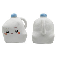 (Milk With Music-20*24CM) Lankybox Fat Milk Shark Fox Rock Stuffed Plush Doll Toy Kids Gift