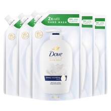 Dove Moisturising Hand Wash Eco-Refill 500ml, Deeply Nourishing 5 Pack