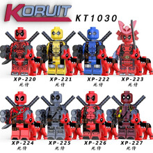 Deadpool minifigurenset, geschikt voor Lego (8 stuks)