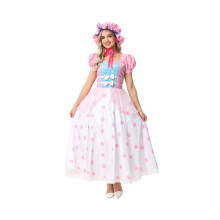 (M) Story Toy Jessie Cosplay Costume Pink Polka Dot Dress Halloween Gifts Prop Party
