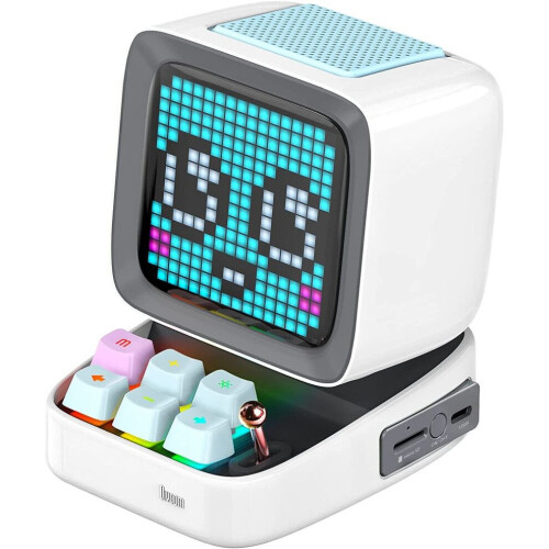 Divoom Ditoo Multifunctionele Pixel Art Bluetooth-luidspreker, Retro Draagbare Luidspreker met Programmeerbare