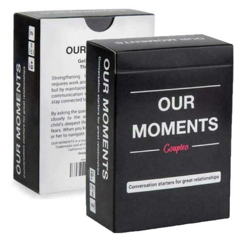 Our Moments Cards Couples Board Game Conversation Starters for Great Relationship 1