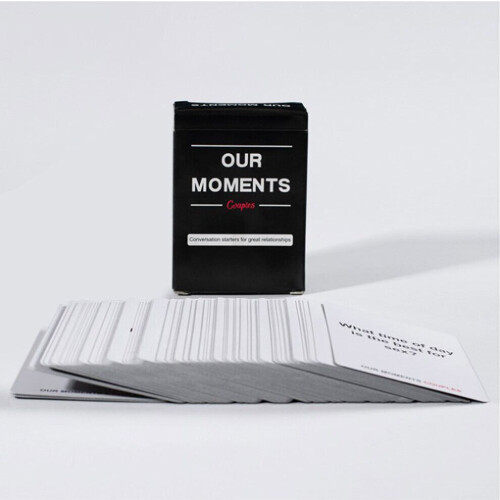 Our Moments Cards Couples Board Game Conversation Starters for Great Relationship 2
