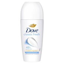 Dove Classic Fresh Roll On Anti-Perspirant Long Lasting Fragrance 48H, 24x50ml