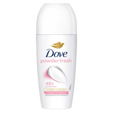 Dove Powder Soft Roll On Anti-Perspirant Long Lasting Fragrance 48H, 24x50ml