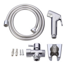 Hand Held Shower Head Douche Toilet Bidet Sprayer Portable Washer Jet Shattaf Diverter Set