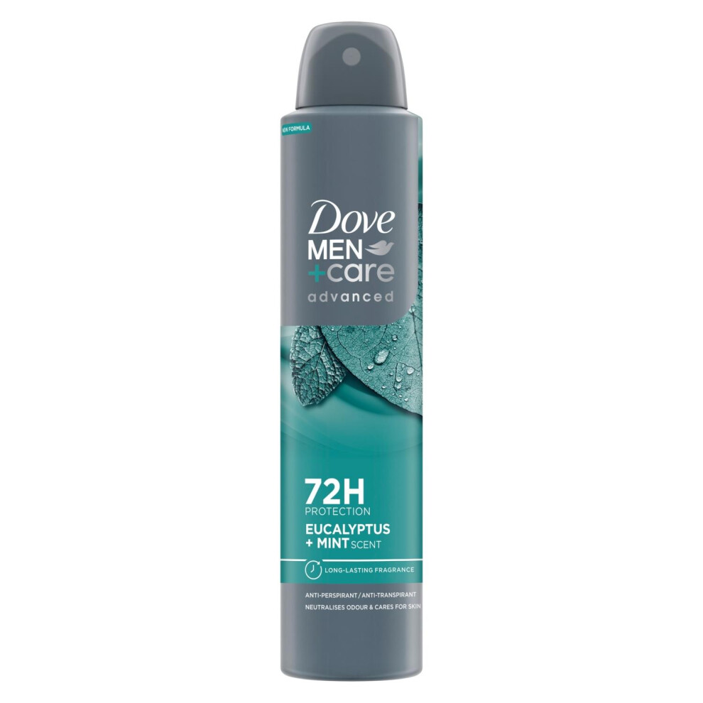 Dove Men+Care Advanced Antiperspirant Deodorant Spray Eucalyptus + Mint 18X200ml