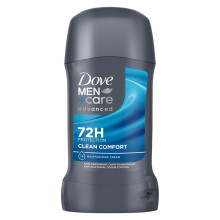Dove Men+Care Anti-Perspirant Stick Clean Comfort 50 ml 72H Sweat Protection