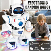 Elektrische dansende robot met ledverlichting, muziek, schommelrobot, educatief speelgoed voor kinderen,