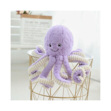 (Purple, 18cm) 15.7'' Cute Octopus Plush Stuffed Toy Pillow Plush Animal Doll Kid Children Gift
