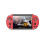Draagbare PSP X7-spelconsole van 4,3 inch, rood. 1