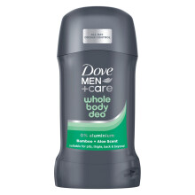 Dove Men+Care Whole Body Deodorant Stick Bamboo & Aloe 0% Aluminium 50ml