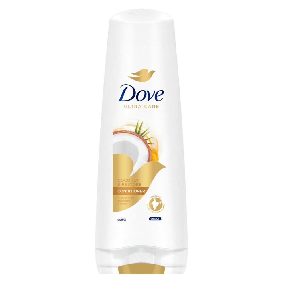 Dove Ultra Care Conditioner - Coconut & Restore 12X350 Ml Bio Restore Technology - Image 3