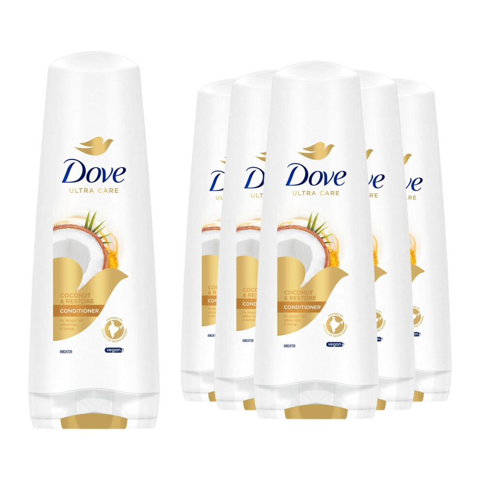 Dove Ultra Care Conditioner - Coconut & Restore 6x350 ml Bio Restore Technology - Image 3