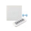 Home Digital Touch Light Switch with LED Backlight - Glass Panel, 110-240V, 3-300W, Remote/Wall Replacement, 1