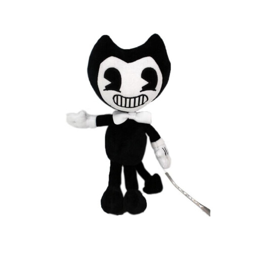 (Bendy) Bendy and the Ink Machine Λούτρινη Φιγούρα Κούκλας Μαύρο Λευκ