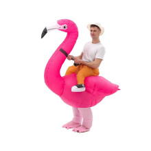 (Flamingo) Opblaasbaar Kostuum Verkleedkostuum voor Volwassenen Halloween Cosplay Kostuums Pak