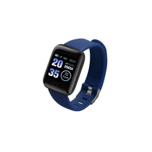 (Blue) Smart Blood Pressure Fitness Tracker Watch