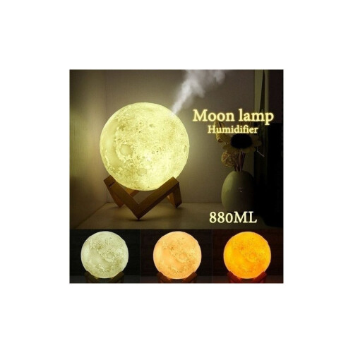 Maanlamp Luchtbevochtiger - Aromatherapie Diffuser LED Bureau