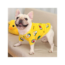 (S (ongeveer 4-6 kg huisdier), kleur: Avocado) Kleding voor Franse Bulldog, warme herfst- en winterjas