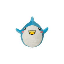 (Shark) Lankybox Cartoon round and round plush toy soft doll foxes shark animal doll pillow child birthday