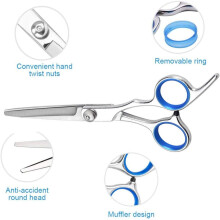 Professional Hairdressing Scissors, 6.7" Hair Scissors Hair Cutting Kits Hair Thinning Texturizing Scissors