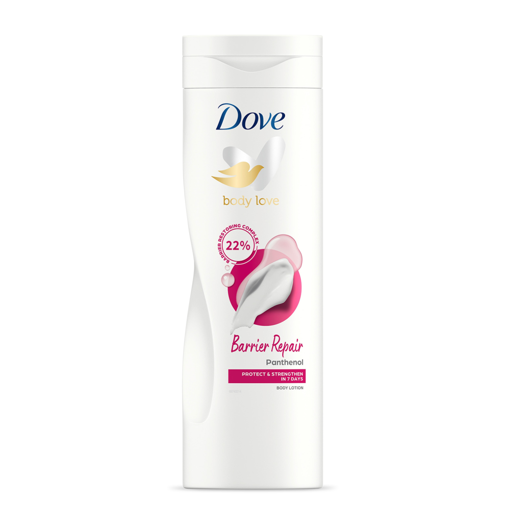 Dove Body Love Barrier Repair Body Lotion Panthenol Protect, 400Ml 12 Pack - Image 2