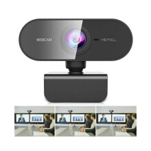 Full HD 1080P webcam met microfoon en streamingfunctie voor Windows pc en laptop