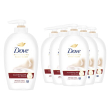Dove Moisturising Hand Wash, Nourishing Silk for Silky & Soft Hands, 6x250ml