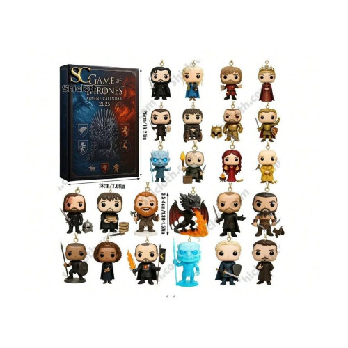 (Game of Thrones Coming Blind Box, 26*18*3cm) Game of Thrones Advent Countdown Blind Box Kerst
